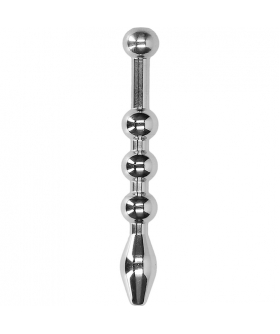 URETHRAL SOUNDING Prise métallique pour stimulation urétrale avec design élégant