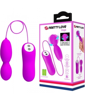 VEGA Estimulador sensual con vibraciones y rotaciones potentes