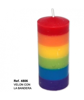 VELÓN GRANDE Vela pride de vivelavita: funcional, colorida, especial