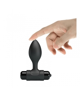 VIBRA BUTT Plug anal avec balle vibrante et 10 modes de vibration