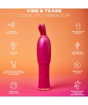 VIBE Y TEASE  Ceci est un vibromasseur de durex à plusieurs vitesses