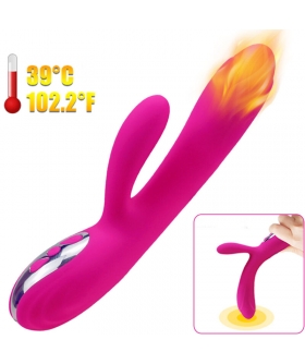 ON FIRE Vibrador flexível, efeito de calor, 10 padrões de vibração.