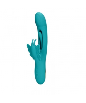 BUTTERFLY G-SPOT Vibrador dual: estimula clítoris y punto g con potente motor