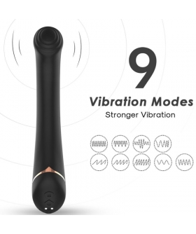 VIBRADOR CABEZA PLANA SILICONA Vibratore armony: intenso piacere con 9 modalità.