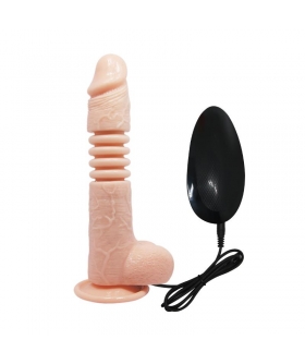 THUNDER UP Vibrador com movimento telescópico para experiências intensas.