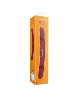 DOUBLE-SIDED Descobre o Vibrador Double-Sided Thrusting Merlot Grape da Loveline, a escolha perfeita pa