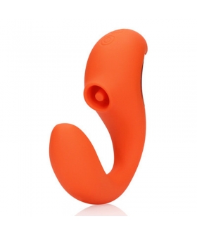 PULSE WAVE Vibrador com estimulador de clitóris por pulsação