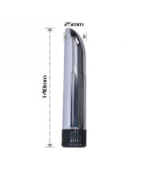 LADY FINGER PLATA Vibrador clássico potente e versátil, material abs