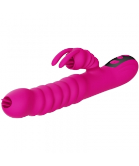 VIBRADOR MULTIFUNCION RABBIT D Vibromasseur multifonction pour double stimulation et chauffage