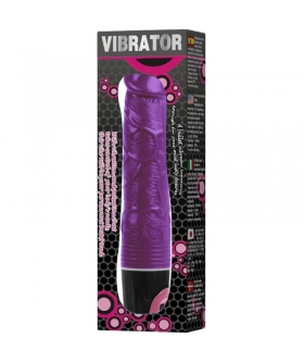 VIBRADOR MULTIVELOCIDAD LILA Vibrador rosa multivelocidade, suave, texturizado, plástico.