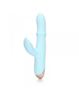 BLUE SKY Vibrador con anillo móvil, orejas vibrantes, 10 modos