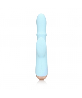 BLUE SKY Vibrador com anel móvel, orelhas vibrantes, 10 modos