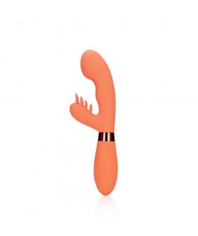 RIBBED CLITORIAL Vibrador con estimulación del clitoris por lengua