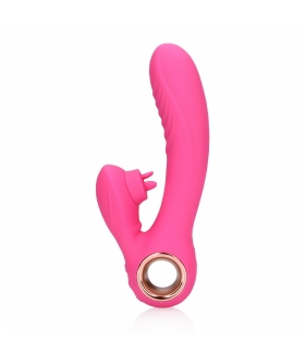 TONGUE FLICKERING Vibrador com língua em movimento para estimular o clitóris