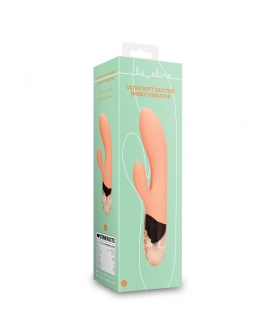 RABBIT ULTRA SOFT Vibrador tipo conejito con 11 modos de vibración