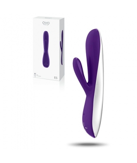 E5 OVO Vibromasseur élégant et silencieux, 7 modes, silicone douce