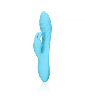 RIBBED ULTRA SOFT Vibrador de silicona con diseño estriado para mayor placer