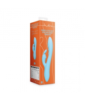 RIBBED ULTRA SOFT Vibrador de silicona con diseño estriado para mayor placer