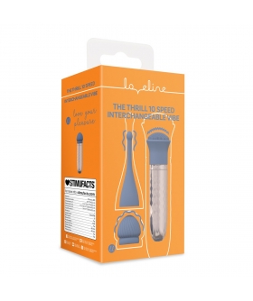 THE THRILL Massajador com cabeçais intercambiáveis