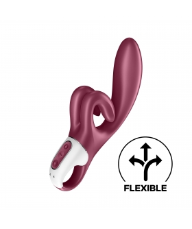 SATISFYER TOUCH ME Vibrador de conejo doble estimulación, silicona suave