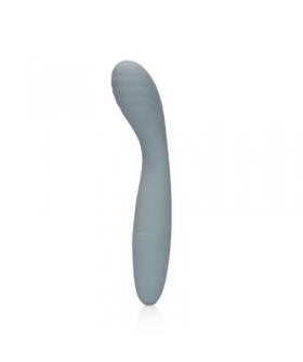  Vibratore ultra morbido in silicone per punto G, colore grigio basaltico di Loveline