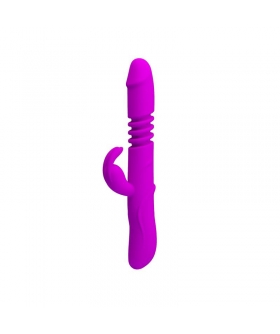 WARD Vibrador con 12 vibraciones, 4 rotaciones, recargable USB