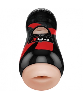 VIBRATING STROKER ORAL Masturbador vibrante, realista, silencioso, ergonómico PDX