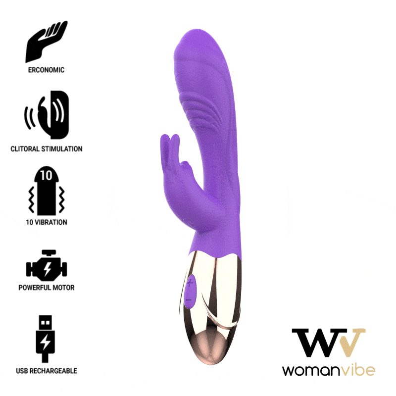 VIORA Vibratore rabbit Womanvibe Viora: piacere ed eleganza