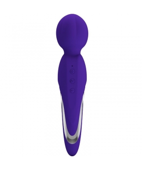 WALTER VIBRADOR WAND VIOLETA Masseur érotique en silicone avec vibration réglable.