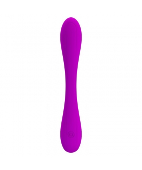 DÚO SENSUAL DE PRETTY LOVE Vibrador flexible, dual, 12 modos, memoria, USB, impermeable