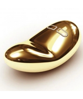 YVA Vibrador elegante de oro, potente, recargable y silencioso