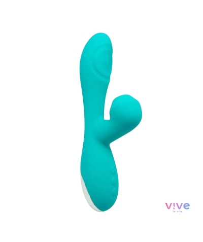 Vibrador triple función: succión, vibración y pulsión