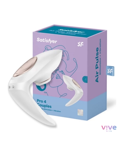 2x1 vibrador y succionador para usarlo en pareja