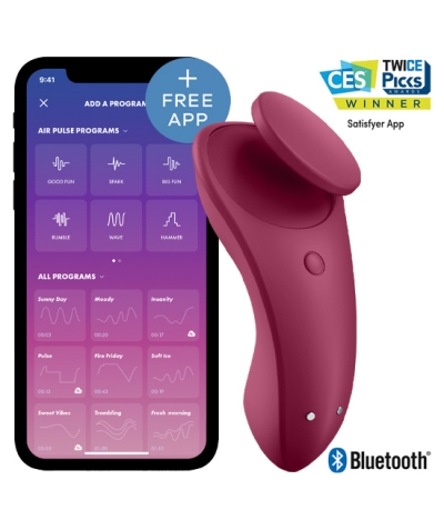 Vibrador de braguita con control app, discreto y portátil