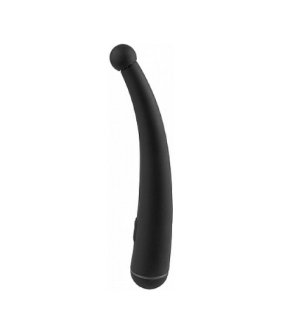 Juguete anal vibrador con eje curvado para estimular punto P