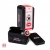 Plug anal metal mediano rojo con bolsa