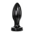 Plug anal tout noir 21cm