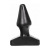 Plugue todo preto 15,5cm - preto