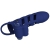 ALTAF ANNEAU VIBRATEUR AVEC GAINE EN SILICONE BLEU nº1