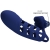 ALTAF ANNEAU VIBRATEUR AVEC GAINE EN SILICONE BLEU nº7