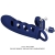 ALTAF ANNEAU VIBRATEUR AVEC GAINE EN SILICONE BLEU nº8