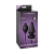 Plug inflable de silicona - negro
