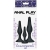 ANAL PLAY CURVY COMPANIONS PLUG ANAL 3 PIEZAS NEGRO nº1