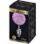 PLUG DE PLAISIR ANAL SPIRAL MÉTAL FLUFFY VIOLET TAILLE S nº3