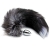 PLUG DE PRAZER ANAL METAL FOX TAIL TAMANHO M