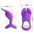 ANEL PARA PÊNIS VIBRANTE 7 VIBRAÕES SILICONE ROXO nº6