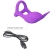 ANEL PARA PÊNIS VIBRANTE 7 VIBRAÕES SILICONE ROXO nº7