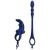 AYAD ANNEAU VIBRATEUR LAPIN AVEC PLUG BLEU nº4