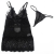 BABYDOLL CON TIRANTES AJUSTABLES DE ENCAJE NEGRO L/XL nº5