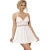 BABYDOLL DECOTE V COM DETALHE LAO BRANCO S/M